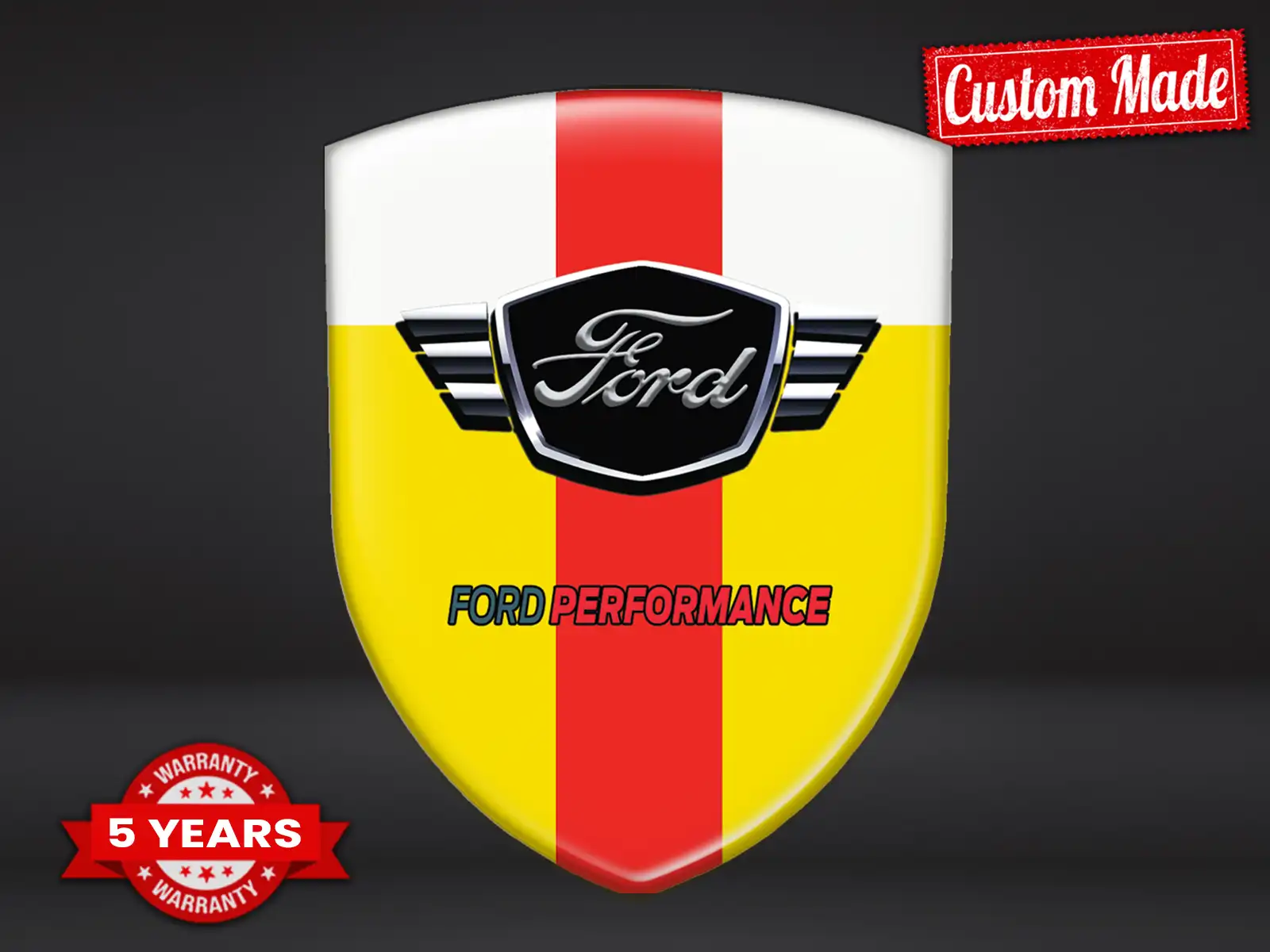 Ford Epoxy Domes Sticker Custom Finish Premium Labels